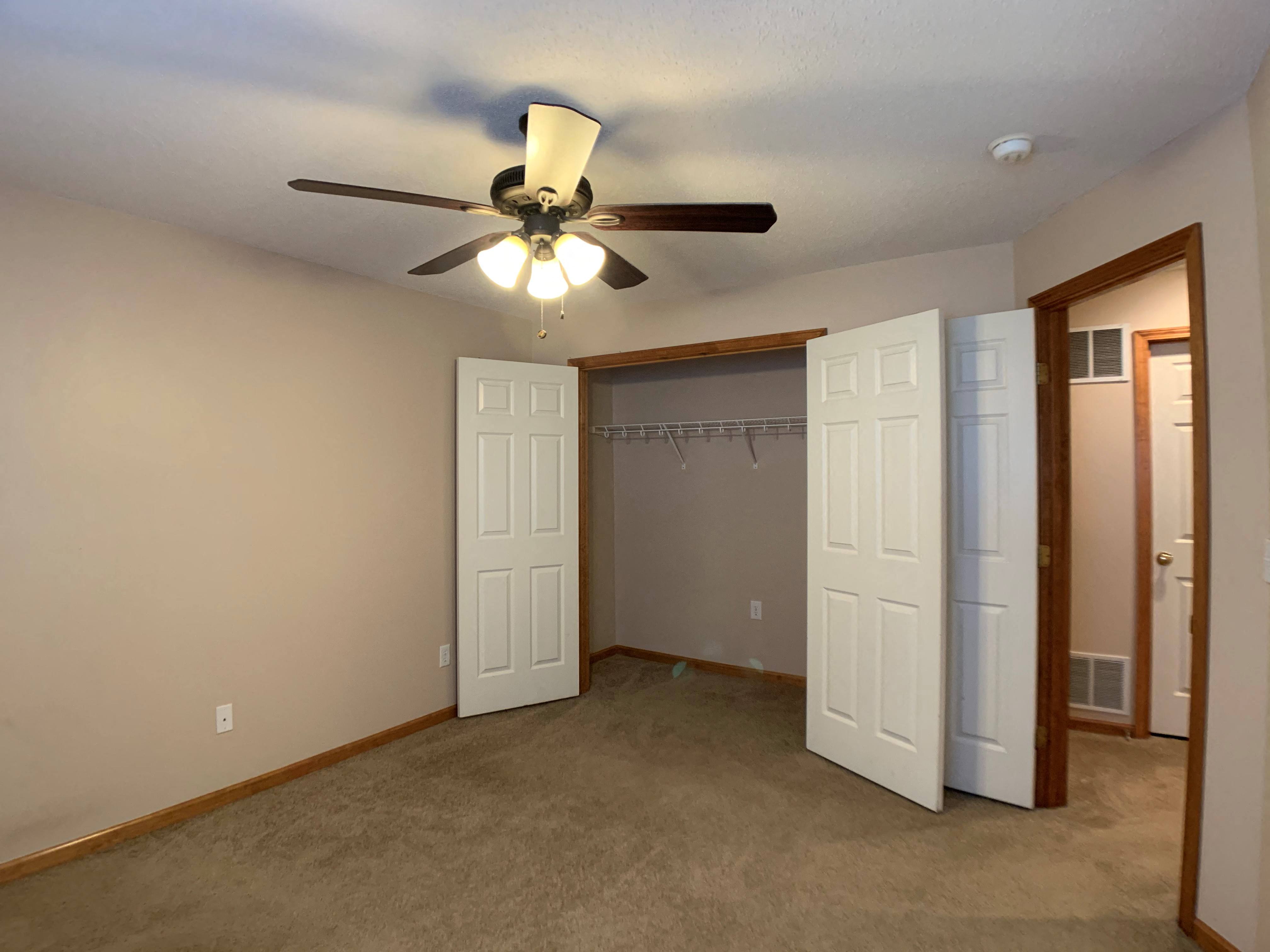 Second bedroom with large closet